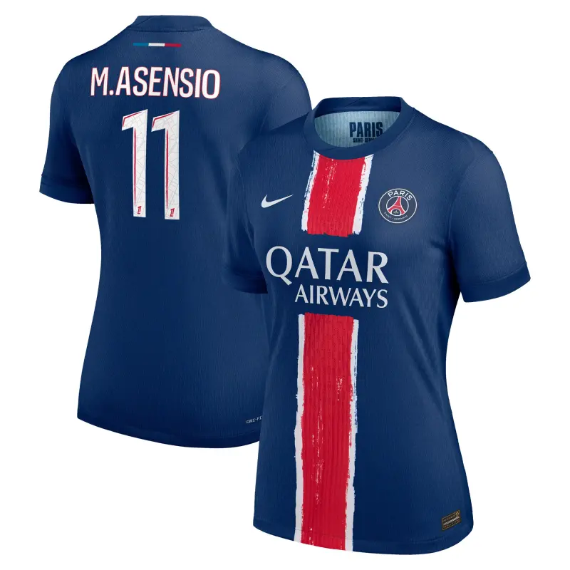 psg-nike-dri-fit-adv-home-match-shirt-2024-25-womens-with-m-asensio-11-printing-201610781-11 Collection | PSG Fanshop