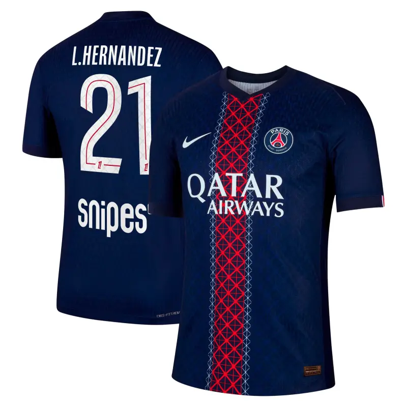psg-nike-dri-fit-adv-home-match-shirt-2025-26-with-l-hernandez-21-printing-203060792-21 Collection | PSG Fanshop