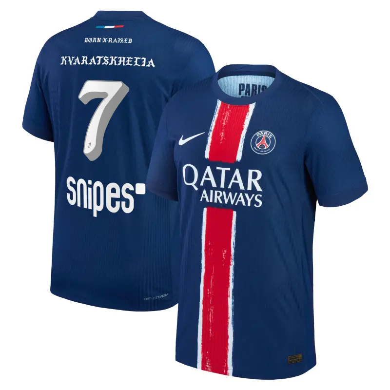 psg-nike-home-dri-fit-adv-match-shirt-2024-25-with-born-x-raised-printing-kvarat-202992321-07 Collection | PSG Fanshop