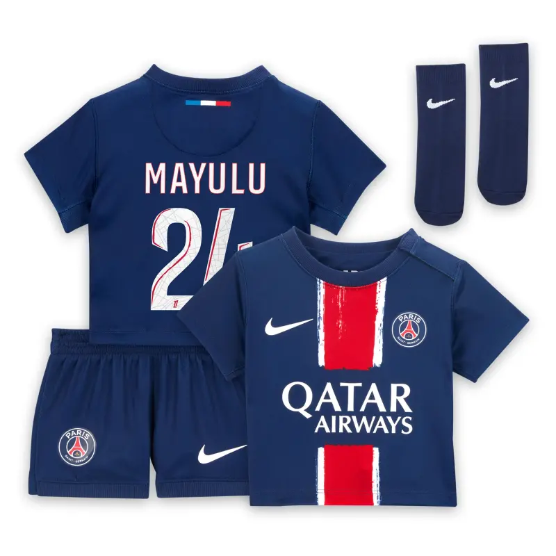 psg-nike-home-mini-kit-2024-25-infants-with-mayulu-24-printing-202135458 Collection | PSG Fanshop
