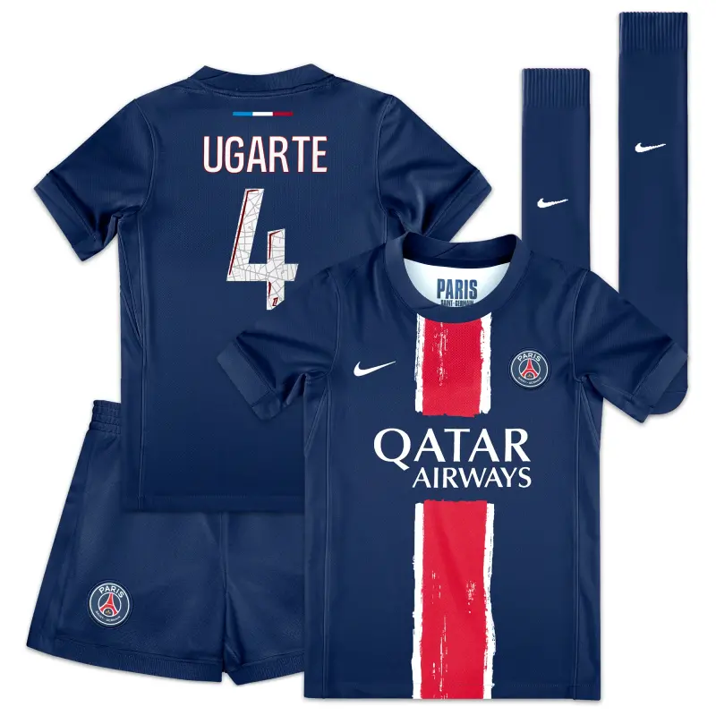 psg-nike-home-mini-kit-2024-25-little-kids-with-ugarte-4-printing-201613712-04 Collection | PSG Fanshop