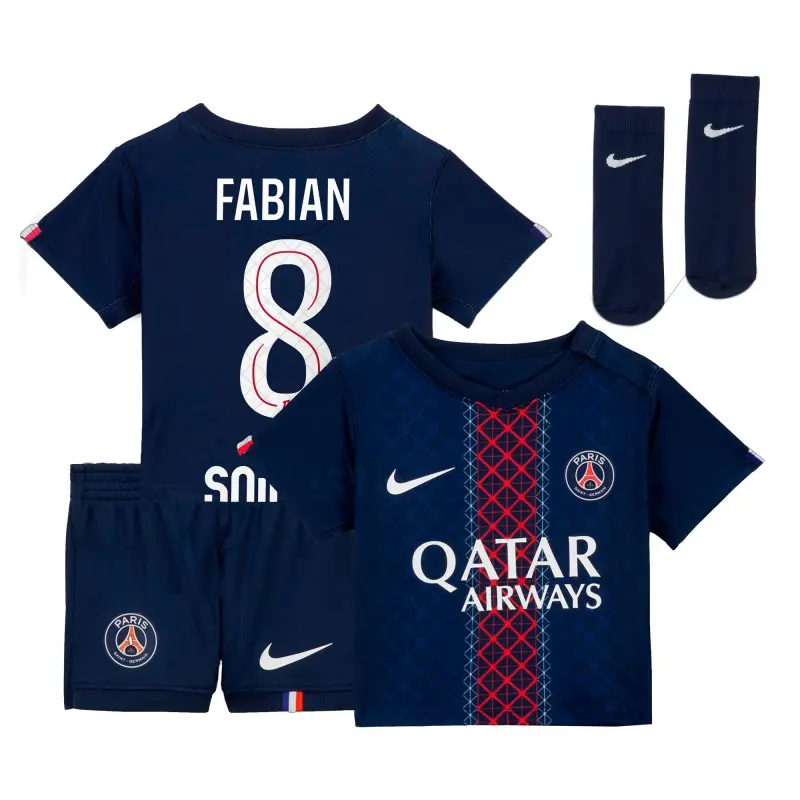 psg-nike-home-mini-kit-2025-26-infants-with-fabian-8-printing-203060758-08 Collection | PSG Fanshop