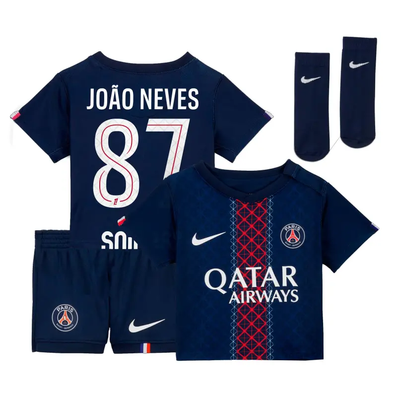 psg-nike-home-mini-kit-2025-26-infants-with-joo-neves-87-printing-203060725-87 Collection | PSG Fanshop