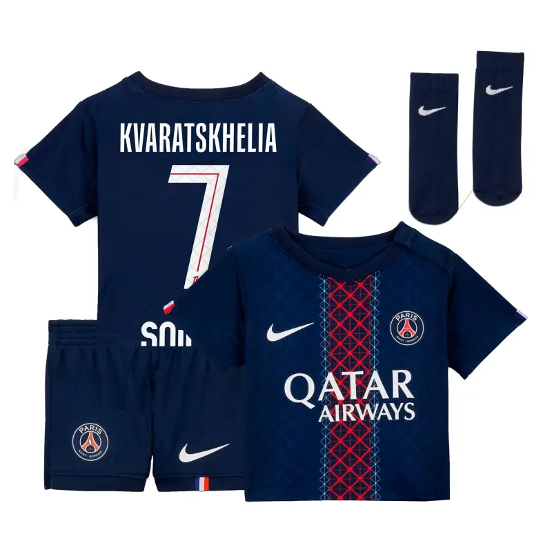 psg-nike-home-mini-kit-2025-26-infants-with-kvaratskhelia-7-printing-203060670-07 Collection | PSG Fanshop