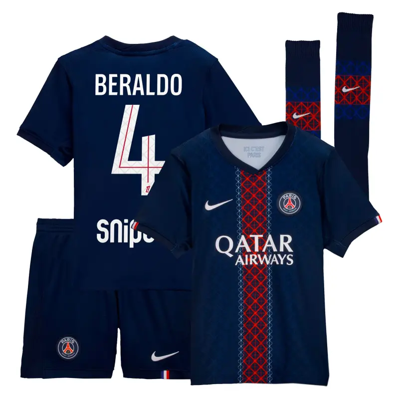 psg-nike-home-mini-kit-2025-26-little-kids-with-beraldo-4-printing-203060750-04 Collection | PSG Fanshop