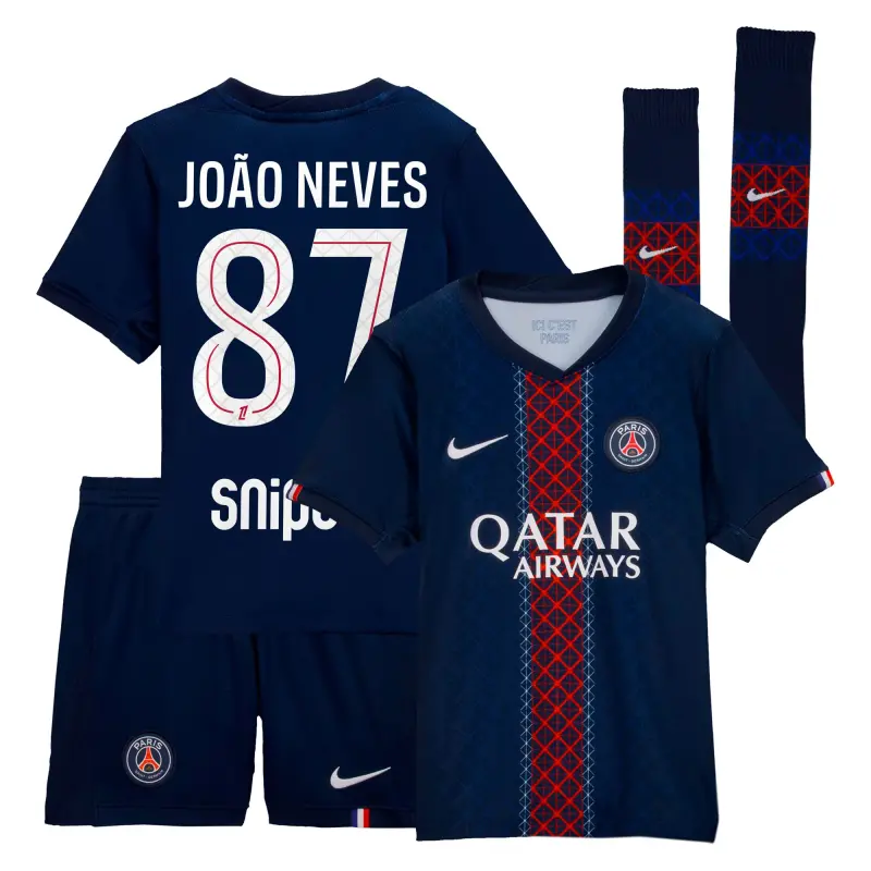 psg-nike-home-mini-kit-2025-26-little-kids-with-joo-neves-87-printing-203060683-87 Collection | PSG Fanshop