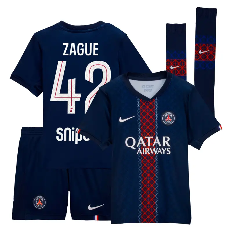 psg-nike-home-mini-kit-2025-26-little-kids-with-zague-42-printing-203060720-42 Collection | PSG Fanshop