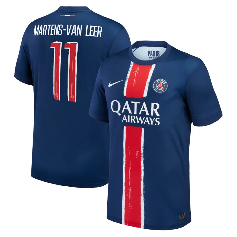 psg-nike-home-stadium-shirt-2024-25-kids-with-martens-van-leer-11-printing-201614103-11 Collection | PSG Fanshop
