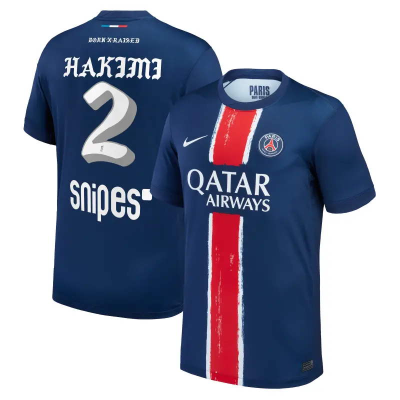 psg-nike-home-stadium-shirt-2024-25-with-hakimi-2-born-x-raised-printing-202982078-02 Collection | PSG Fanshop