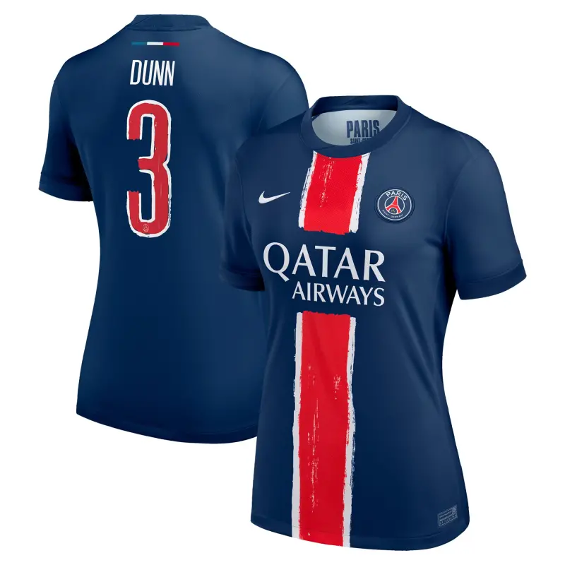 psg-nike-home-stadium-shirt-2024-25-womens-with-dunn-3-printing-202850310-03 Collection | PSG Fanshop