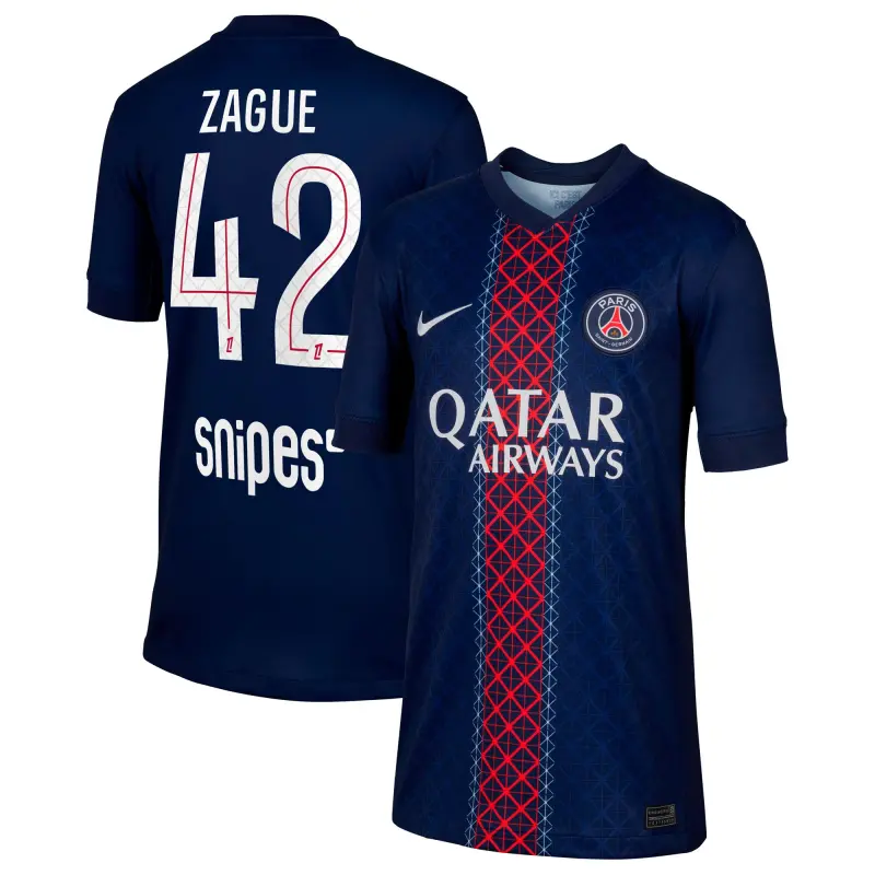 psg-nike-home-stadium-shirt-2025-26-kids-with-zague-42-printing-203060743-42 Collection | PSG Fanshop