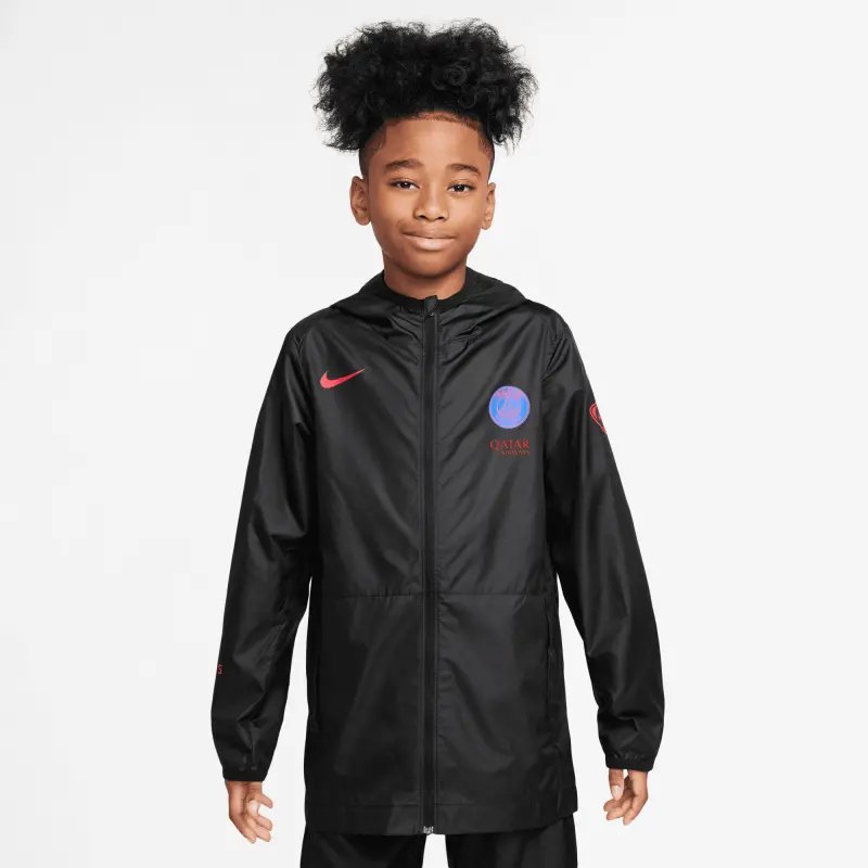 psg-nike-hooded-training-rain-jacket-black-kids-202665708 Collection | PSG Fanshop