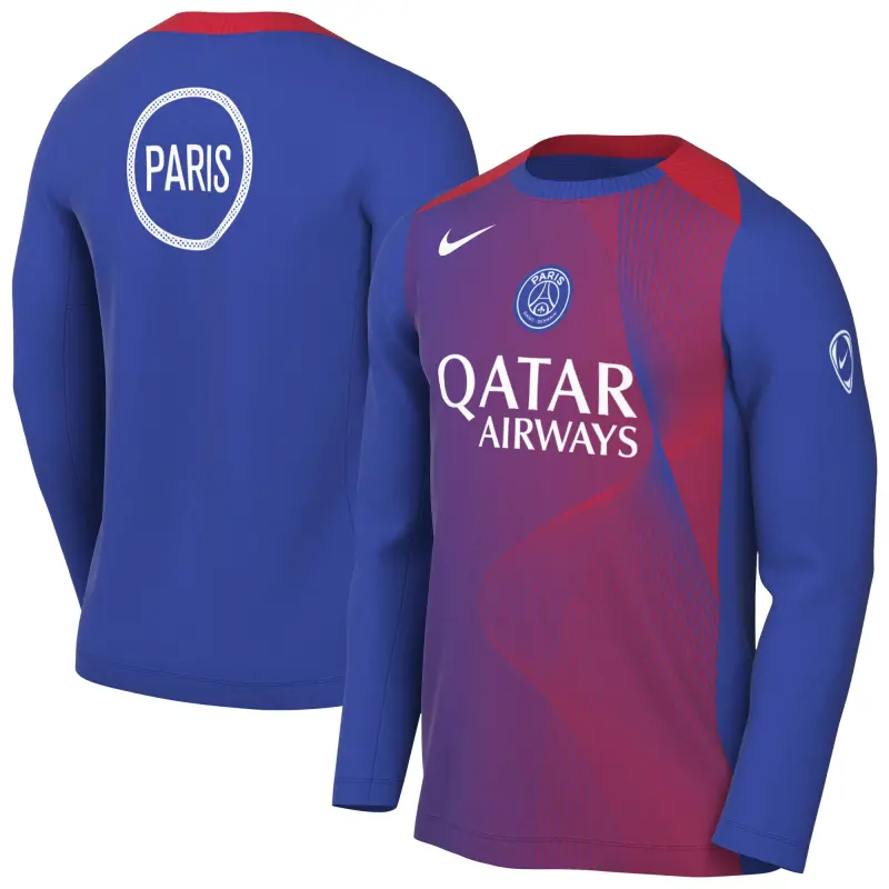 psg-nike-long-sleeve-pre-match-top-royal-202664153 Collection | PSG Fanshop