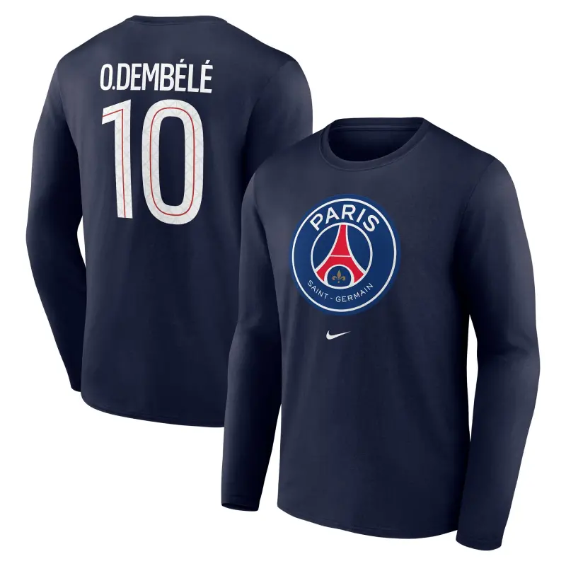 psg-nike-o-dembl-10-graphic-long-sleeve-t-shirt-navy-mens-203293365-10 Collection | PSG Fanshop psg-nike-o-dembl-10-graphic-long-sleeve-t-shirt-navy-mens-203293365-10 Collection | PSG Fanshop