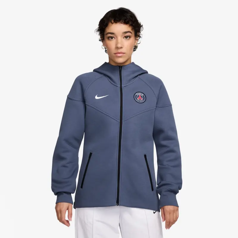 psg-nike-tech-fleece-full-zip-hoodie-diffused-blue-womens-202333136 Collection | PSG Fanshop