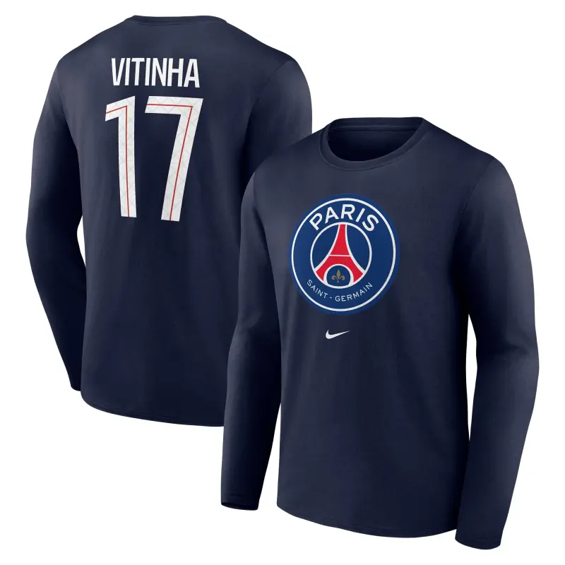 psg-nike-vitinha-17-graphic-long-sleeve-t-shirt-navy-mens-203293381-17 Collection | PSG Fanshop psg-nike-vitinha-17-graphic-long-sleeve-t-shirt-navy-mens-203293381-17 Collection | PSG Fanshop